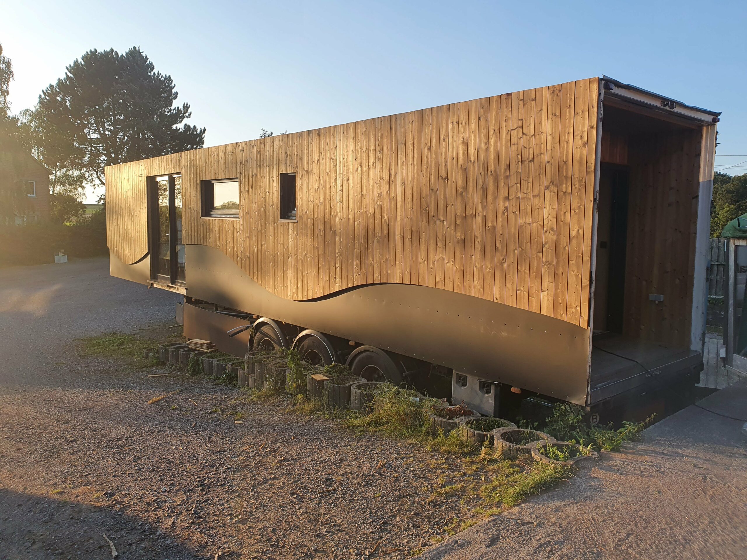 Tiny house BeYurt vue extérieure